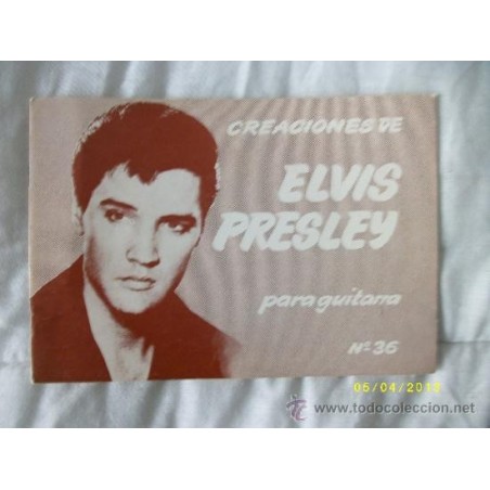CREACIONES DE ELVIS PRESLEY PARA GUITARRA Nº36 1977