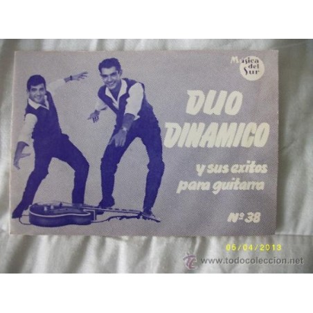 DUO DINAMICO Y SUS EXITOS PARA GUITARRA Nº38 AÑO 1978
