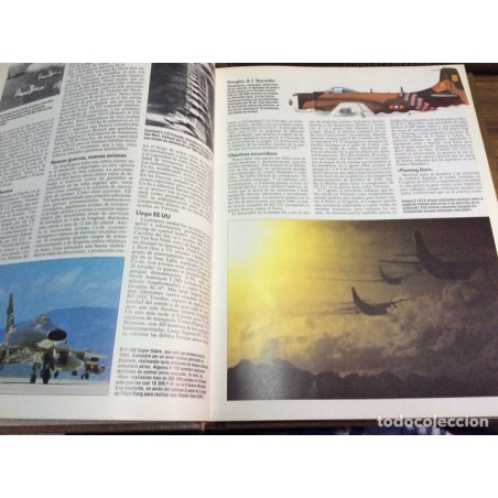 ENCICLOPEDIA ILUSTRADA DE LA AVIACIÓN-EDITORIAL DELTA-10 TOMOS-AÑO 1982.