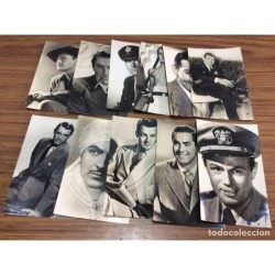 ARTISTAS DE CINE-COLECCION DE 11 FOTO TARJETA.