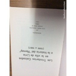 LOS TRINITARIOS CALZADOS EN LA VILLA DE LIRIA O LA HISTORIA DEL REMEY 1586-1987.