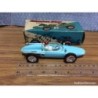 KUXAN-CAR.COCHE DE CARRERAS-AÑOS 60-REFERENCIA 102- MOTOR FRICCION FUNCIONANDO-CAJA ORIGINAL.