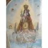 SUECA- NUESTRA SEÑORA DE SALES- CARTEL DE SU CORONACIÓN AÑO 1952-ENMARCADO CON CRISTAL.