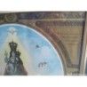 SUECA- NUESTRA SEÑORA DE SALES- CARTEL DE SU CORONACIÓN AÑO 1952-ENMARCADO CON CRISTAL.