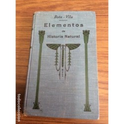 ELEMENTOS DE HISTORIA NATURAL.BOYA -VILA.AÑO 1924.