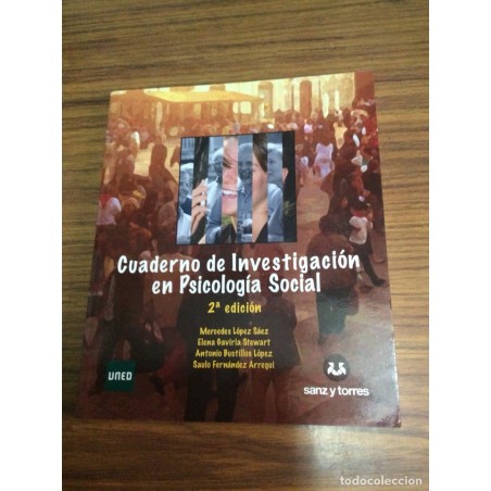 CUADERNO DE INVESTIGACION EN PSICOLOGIA SOCIAL-2ª EDICION-CONTIENE CD-UNED-AÑO 2013.