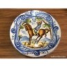MANISES-CERAMICA-FIRMADO-ORIGINAL-PLATO SIGLO 18.