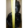 ANNE MARIE MULLAN -FIGURA EN TERRACOTA CON PEANA EN MADERA.