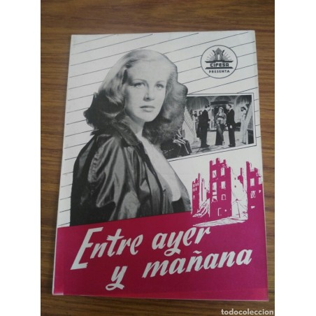 ENTRE AYER Y MAÑANA- LIBRITO GUIA CIFESA-VICTOR DE KOWA.
