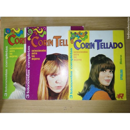 CORIN TELLADO-3 FOTONOVELAS EN CADA TOMO-3 TOMOS- EDITORIAL ROLLAN.