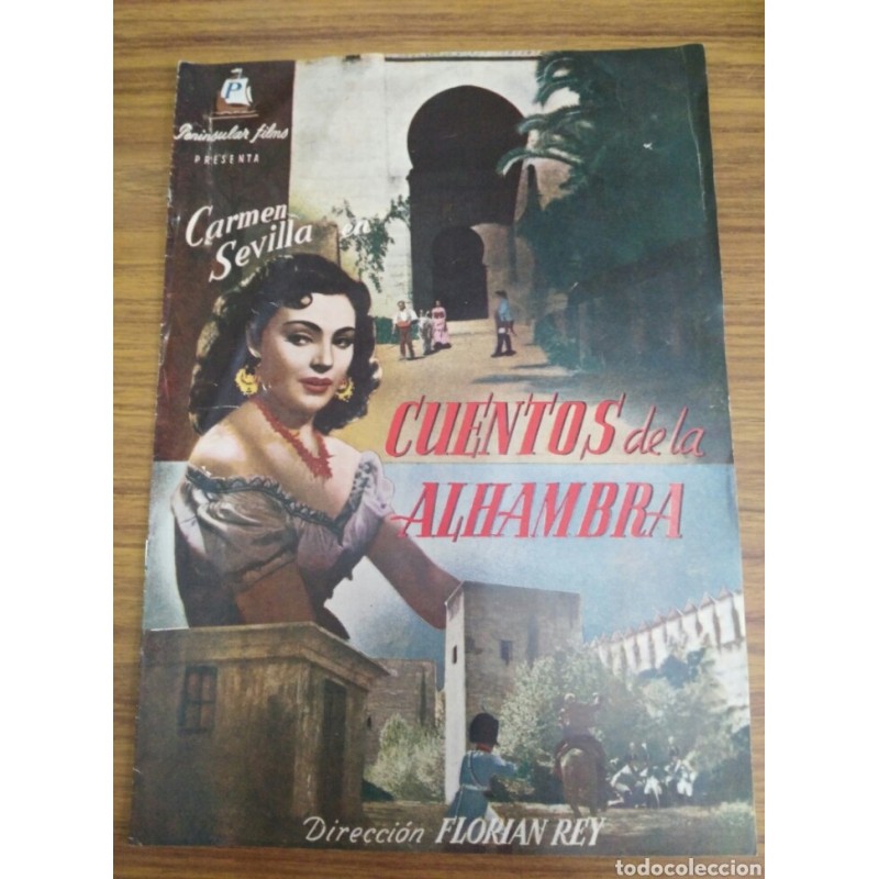 CUENTOS DE LA ALHAMBRA-CARMEN SEVILLA-GUIA LIBRITO-PENINSULAR FILMS.