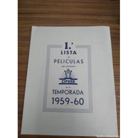 1ª LISTA DE PELICULAS-CIFESA-1959-60