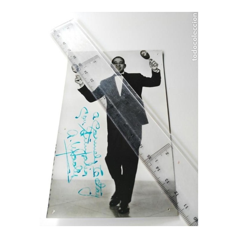 ANTONIO MACHIN-FOTOGRAFIA ORIGINAL-FIRMADA Y DEDICADA-UNICA.