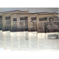 PUCHADES-SUECA-VALENCIA-JUGADOR DE FUTBOL-BIOGRAFIA EN 8 CUADERNOS DEL 1 AL 8-AÑO 1963.