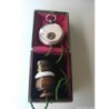AMPERIMETRO ANTIGUO-AMPERE LAMPE METRE-CUERPO CILINDRICO ACERO MACIZO.