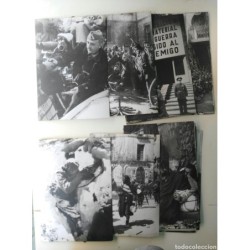 GUERRA CIVIL ESPAÑOLA-REPORTAJE GRAFICO-26 FOTOS EN CARTULINA.