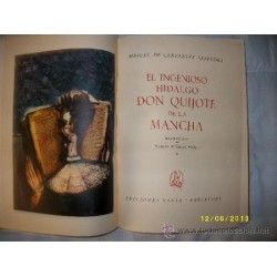 EL INGENIOSO HIDALGO DON QUIJOTE DE LA MANCHA. EDICIONES NAUTA 1965. 2 TOMOS