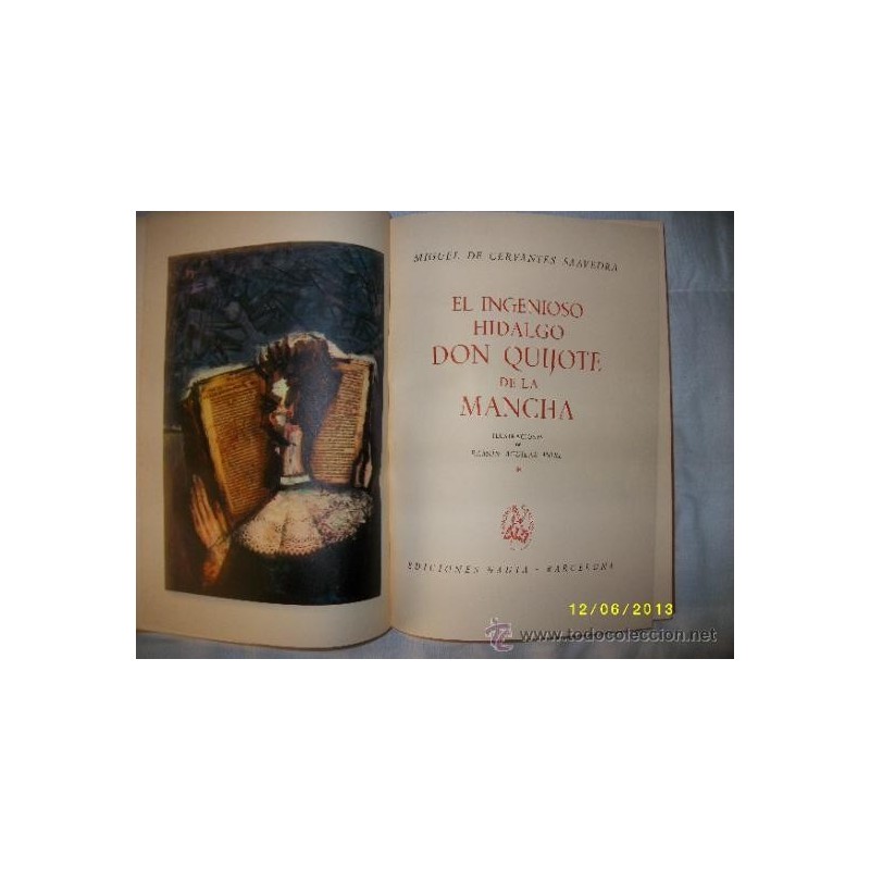 EL INGENIOSO HIDALGO DON QUIJOTE DE LA MANCHA. EDICIONES NAUTA 1965. 2 TOMOS