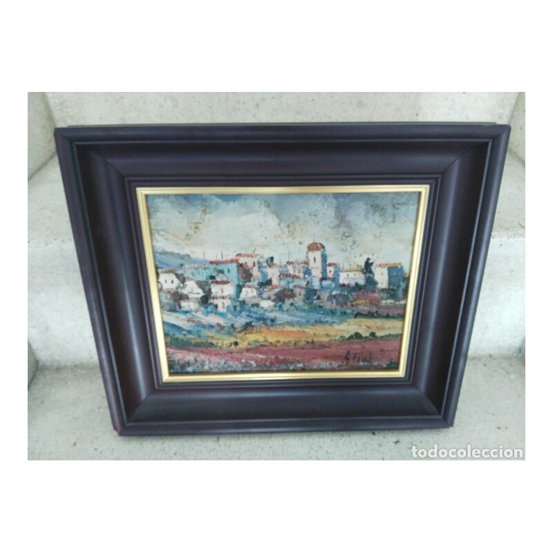 OLEO SOBRE TABLA.FIRMADO.