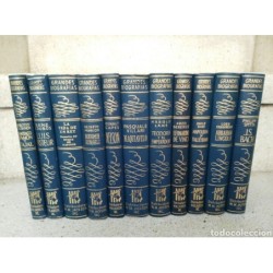 GRANDES BIOGRAFIAS-11 TOMOS-BIOGRAFIAS GANDESA-AÑOS 50.