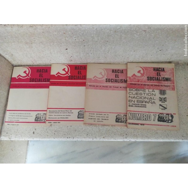HACIA EL SOCIALISMO-PRENSA CLANDESTINA-4 NUMEROS-AÑOS 1974 Y 1975. HACIA EL SOCIALISMO-PRENSA CLANDESTINA-4 NUMEROS-AÑOS 1974 Y 1975.