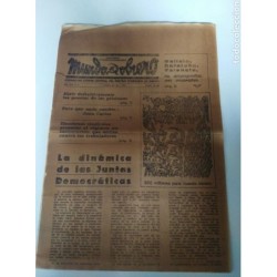 MUNDO OBRERO-ORGANO DEL COMITE CENTRAL DEL PARTIDO COMUMISTA DE ESPAÑA-PRENSA CLANDESTINA-9 NUMEROS.