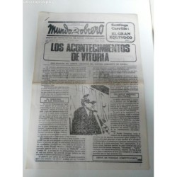 MUNDO OBRERO-ORGANO DEL COMITE CENTRAL DEL PARTIDO COMUMISTA DE ESPAÑA-PRENSA CLANDESTINA-9 NUMEROS.