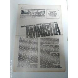 MUNDO OBRERO-ORGANO DEL COMITE CENTRAL DEL PARTIDO COMUMISTA DE ESPAÑA-PRENSA CLANDESTINA-9 NUMEROS.