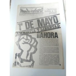MUNDO OBRERO-ORGANO DEL COMITE CENTRAL DEL PARTIDO COMUMISTA DE ESPAÑA-PRENSA CLANDESTINA-9 NUMEROS.