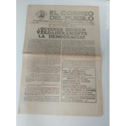 EL CORREO DEL PUEBLO-ORGANO CENTRAL DEL PARTIDO DE TRABAJO DE ESPSÑA-7 NUMEROS.