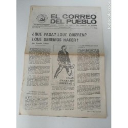 EL CORREO DEL PUEBLO-ORGANO CENTRAL DEL PARTIDO DE TRABAJO DE ESPSÑA-7 NUMEROS.