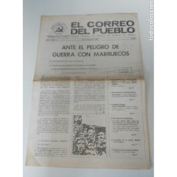EL CORREO DEL PUEBLO-ORGANO CENTRAL DEL PARTIDO DE TRABAJO DE ESPSÑA-7 NUMEROS.