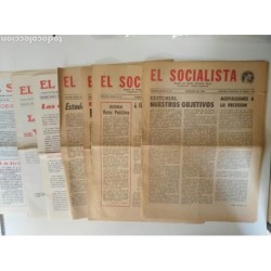 EL SOCIALISTA-ORGANO DEL PARTIDO SOCIALISTA OBRERO-7 NUMEROS.