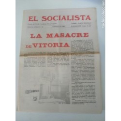 EL SOCIALISTA-ORGANO DEL PARTIDO SOCIALISTA OBRERO-7 NUMEROS.