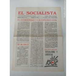 EL SOCIALISTA-ORGANO DEL PARTIDO SOCIALISTA OBRERO-7 NUMEROS.