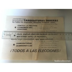 EL CORREO DEL PUEBLO-ORGANO CENTRAL DEL PARTIDO DE TRABAJO DE ESPAÑA.FOLLETO PROPAGANDA.