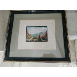 ÓLEO A PALETA-ENMARCADO-FIRMADO