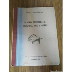 CACERES-LA CUEVA PREHISTORICA DE MALTRAVIESO, JUNTO A CACERES-AÑO 1958.