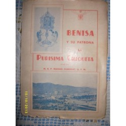 BENISA Y SU PATRONA LA PURISIMA CHIQUETA