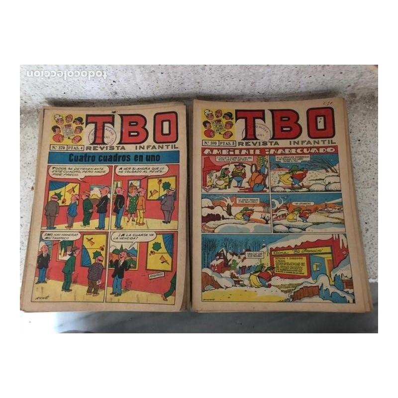 TBO-REVISTA INFANTIL-25 NUMEROS-AÑOS 1968-1969.