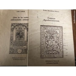 EXAMEN APOTHECARIORUM-LIBRO DE LAS CUATRO ENFERMEDADES CORTESANAS-FUNDACION DE CIENCIAS DE LA SALUD.