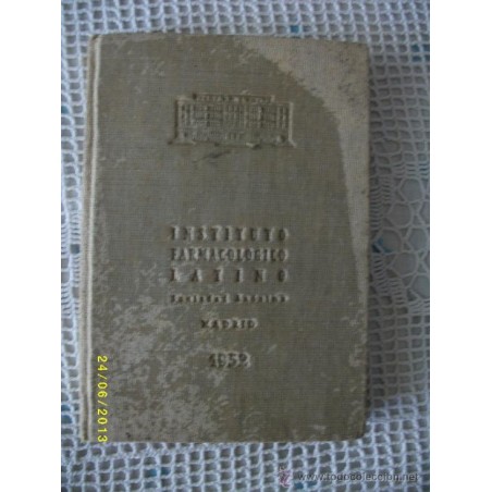 INSTITUTO FARMACOLOGICO LATINO. AÑO 1952.