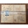 BANCO BILBAO-6 MINUTAS-COMIDAS DE HERMANDAD Y CELEBRACIÓN-1º CENTENARIO DE SU FUNDACION-AÑOS 50,60.