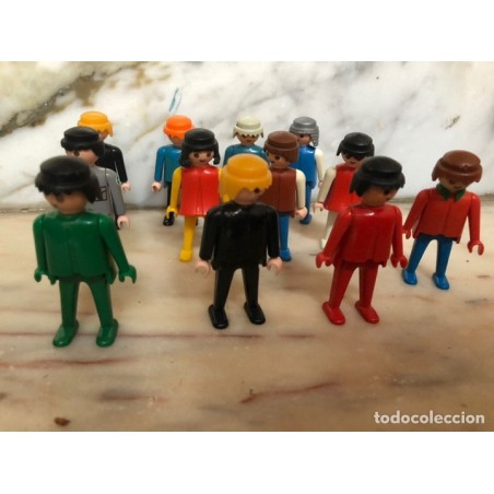 PLAYMOBIL-GEOBRA-12 CLIPS DE PLAYMOBIL-AÑO 1974.