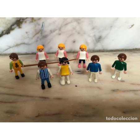 PLAYMOBIL-GEOBRA-LOTE DE 12 CLIPS NIÑOS DE PLAYMOBIL.