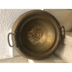 BRASERO DE BRONCE-PARA MESA CAMILLA.