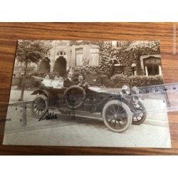 FOTOGRAFÍA ANTIGUA ORIGINAL DE AUTOMOVIL.