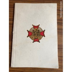 FOLLETO REGLAMENTO DE LA ORDEN DE CISNEROS. MERITO POLÍTICO. MADRID 1959.