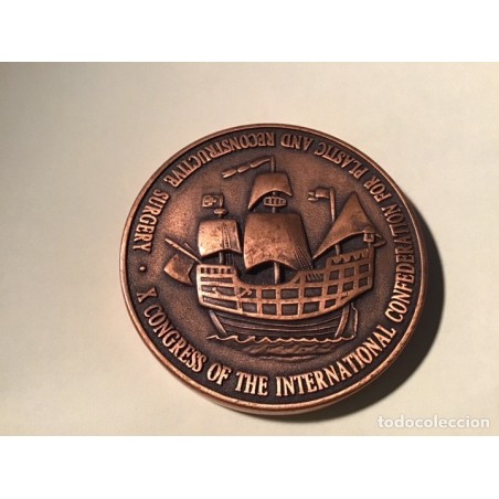 X CONGRESS OF THE INTERNATIONAL CONFEDERATION FOR PLASTIC AND RECONSTRUCTIVE SURGERY-MEDALLA-1992.