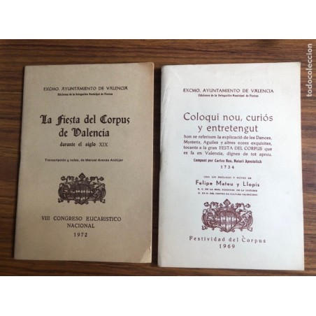 FIESTA DEL CORPUS-VALENCIA-2 AÑOS-1969 ,1972